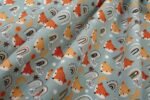 Κατωσέντονο Με Λάστιχο bebe Fox 528 0,70X1,40X0,15 Pale Cyan 100% Cotton - Image 2
