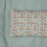 Μαξιλαροθήκη Εμπριμέ bebe Fox 528 35X45 Pale Cyan 100% Cotton