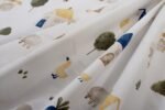 Κατωσέντονο Με Λάστιχο bebe Village 579 0,70X1,40X0,15 White-Green 100% Cotton - Image 2