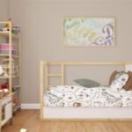 Σεντόνια Εμπριμέ Σετ 3 τεμ bebe Countryside 580 120X160 White-Mint 100% Cotton