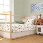Παπλωματοθήκη Εμπριμέ bebe Cloudy Bear 581 120X160 White-Olive 100% Cotton