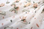 Σεντόνια Εμπριμέ Σετ 3 τεμ kids Cloudy Bear 581 160X240 White-Olive 100% Cotton - Image 2