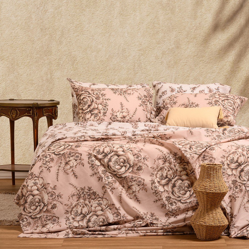 15985 ΣΕΤ ΣΕΝΤΟΝΙΑ ΜΟΝΑ ΚΑΤΩΣΕΝΤΟΝΟ ΛΑΣΤΙΧΟ ZANE BEIGE ULTRA LINE (100Χ200+32) - Image 1