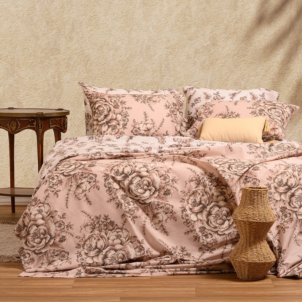 15986 ΣΕΤ ΣΕΝΤΟΝΙΑ ΜΟΝΑ ΚΑΤΩΣΕΝΤΟΝΟ ΛΑΣΤΙΧΟ ZANE BEIGE ULTRA LINE (100Χ200+32) - Image 2