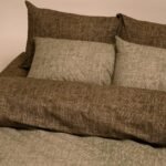 ΣΕΤ ΣΕΝΤΟΝΙΑ ΜΟΝΑ ΚΑΤΩΣΕΝΤΟΝΟ ΛΑΣΤΙΧΟ AMAR OLIVE CASUAL LINE (100X200+32) - Image 2
