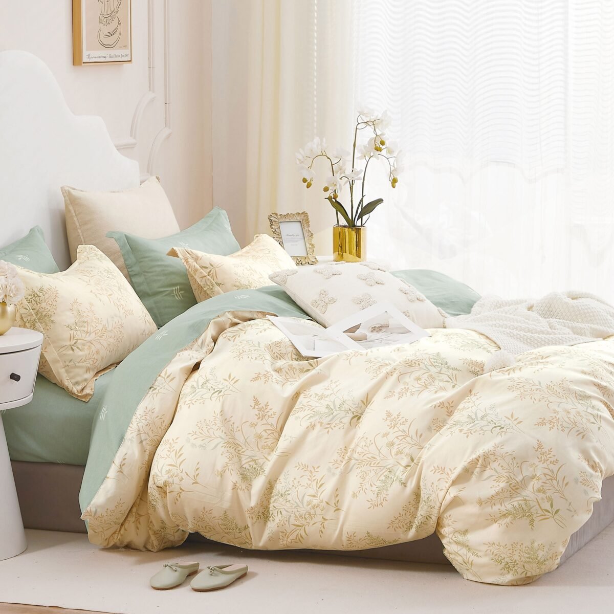 ΣΕΤ ΠΑΠΛΩΜΑΤΟΘΗΚΗ (3 ΤΕΜ.) ΥΠΕΡΔΙΠΛΗ BEATRIX PRIME LINE (220X240) - Image 1