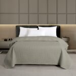 Κουβερλί King Size ZARA Grey (260Χ240)