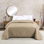 Κουβερλί King Size RENZO Beige/Ecru (260Χ240)