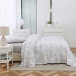 Σετ Σεντόνια Υπέρδιπλα Chantal (Beige) Liolios Home (245×270)