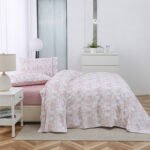 Σετ Σεντόνια Υπέρδιπλα Chantal (Pink) Liolios Home (245×270)