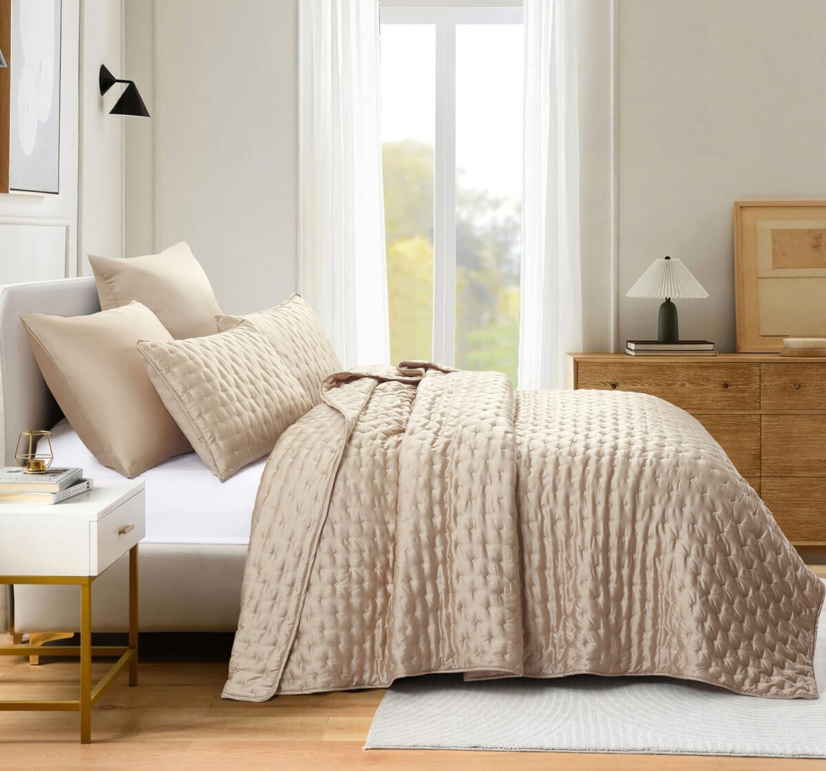 Gisele-7-1 Σετ Κουβερλί King Size Gisele Beige Liolios Home (250x240) - Image 1