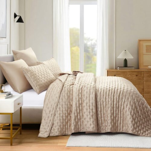 Σετ Κουβερλί King Size Gisele Beige Liolios Home (250x240)