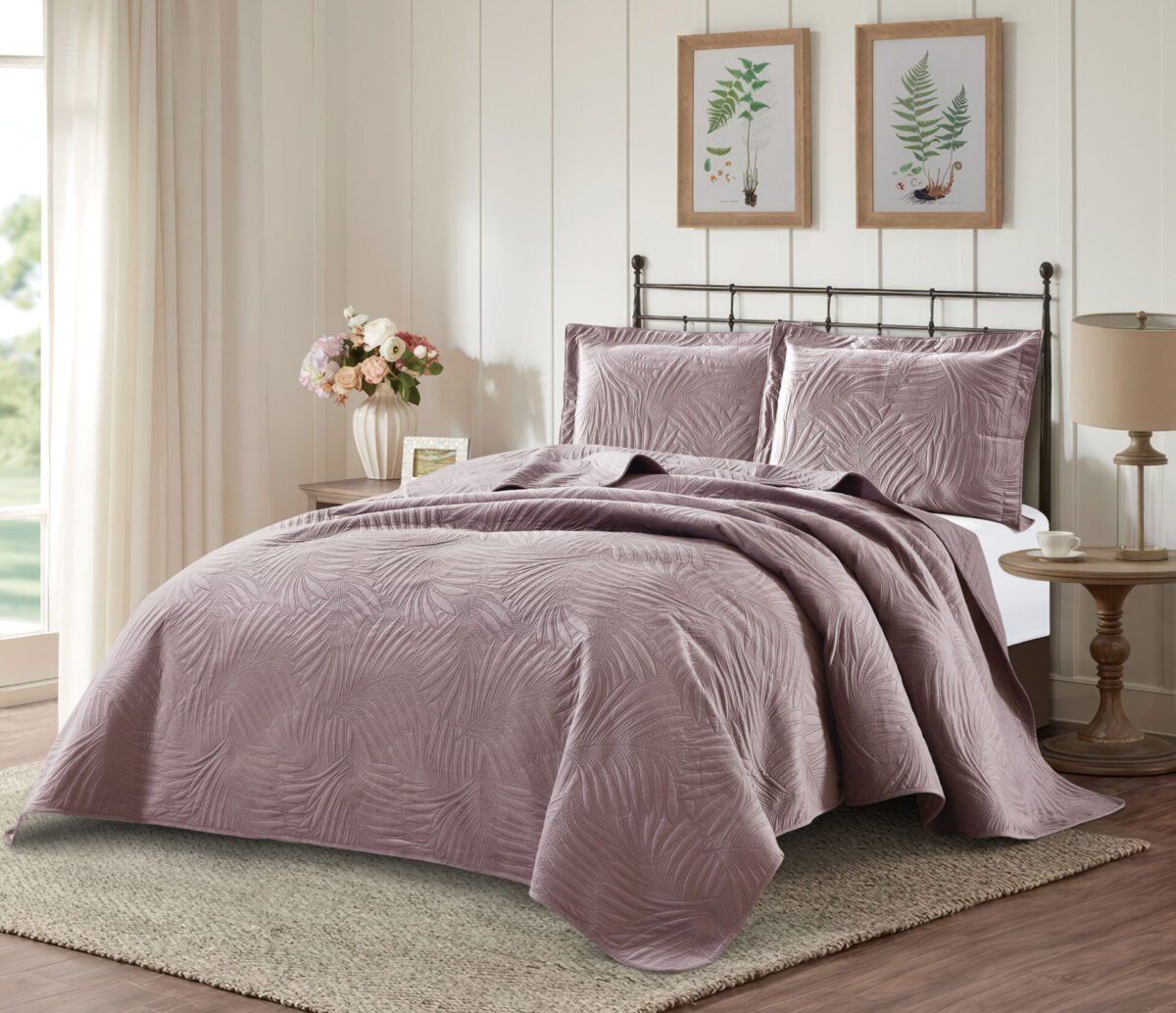 Σετ Μαξιλαροθήκες Ibiza Amethyst Liolios Home (50×70) - Image 1