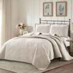 Κουβερλί King Size Ibiza Beige Liolios Home (260×240)