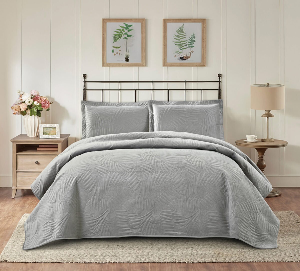 Σετ Μαξιλαροθήκες Ibiza Grey Liolios Home (50×70) - Image 2