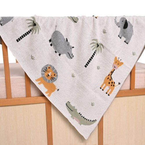 Κουβέρτα bebe Safari (Multi) 80x100