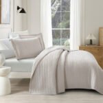 Κουβερλί Διπλό Mabelle Beige Liolios Home (180×240)