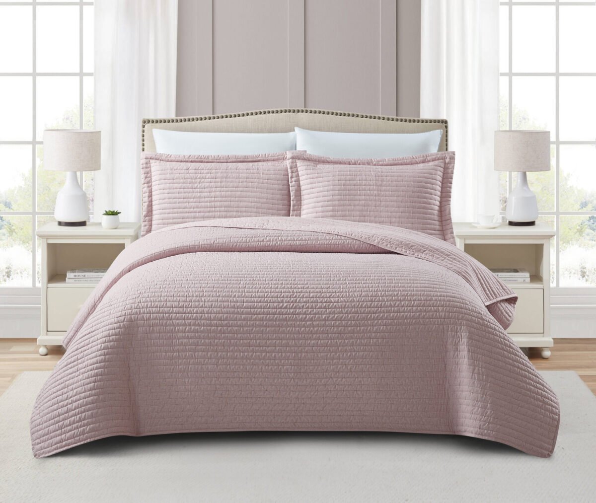 Σετ Μαξιλαροθήκες Mabelle Dusty Rose Liolios Home (50×70) - Image 2