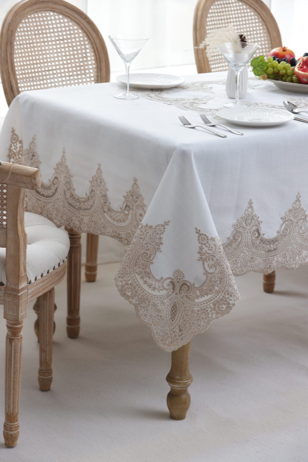 Τραπεζομάντηλο PLS-7B027 (Lt Coffee) 160×260 - Image 2