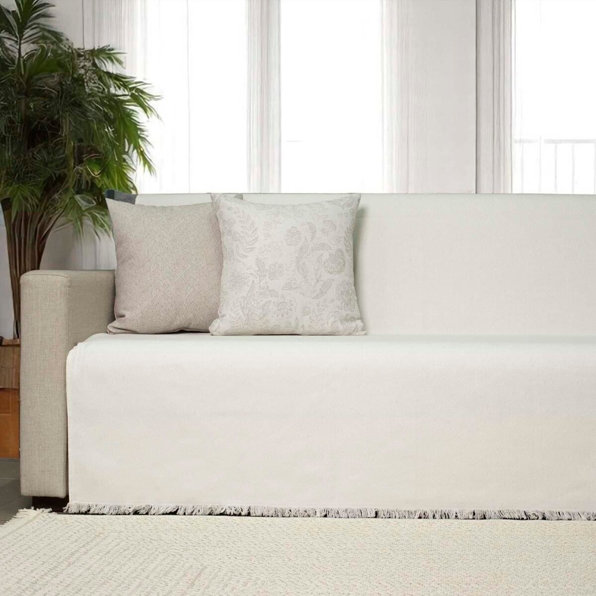 Ριχταρι-Cotone-Castelo-Εκρού Ριχτάρι Τριθέσιου 170×300 Cotone | Castelo Εκρού - Image 1