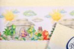 Πετσέτα Σετ 2 τεμ Με Ψηφιακή Εκτύπωση bebe Dinosaurs 312 30X50,70X140 Ecru 100% Cotton - Image 2