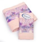 Πετσέτα Σετ 2 τεμ Με Ψηφιακή Εκτύπωση bebe Dreaming Unicorn 320 30X50,70X140 Pink 100% Cotton