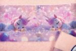 Πετσέτα Σετ 2 τεμ Με Ψηφιακή Εκτύπωση bebe Dreaming Unicorn 320 30X50,70X140 Pink 100% Cotton - Image 2