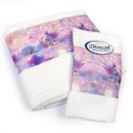 Πετσέτα Σετ 2 τεμ Με Ψηφιακή Εκτύπωση bebe Dreaming Unicorn 321 30X50,70X140 White 100% Cotton