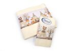 Πετσέτα Σετ 2 τεμ Με Ψηφιακή Εκτύπωση bebe Forest Animals 336 30X50,70X140 Ecru 100% Cotton