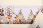 Πετσέτα Σετ 2 τεμ Με Ψηφιακή Εκτύπωση bebe Forest Animals 336 30X50,70X140 Ecru 100% Cotton - Image 2