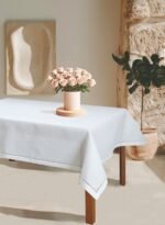 Dimeco Τραπ/λο 165X220 4002  Off White + 9 πετσέτες