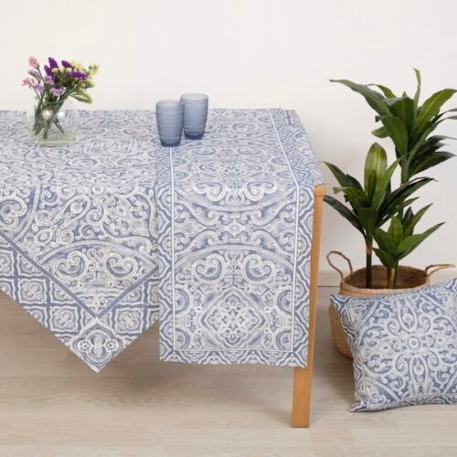 Dimeco Τραπεζοκαρέ 140Χ140 CAPRI Blue