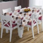 Αλέκιαστο Σετ 2 τεμ Τραπεζομάντηλο Leaves 467 140X220 & Τραβέρσα 40X220 Brown 70/30 Cott/Pol