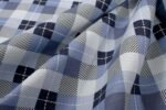 Τραβέρσα Αλέκιαστη Checkered 468 40X180 Blue 70/30 Cott/Pol - Image 2