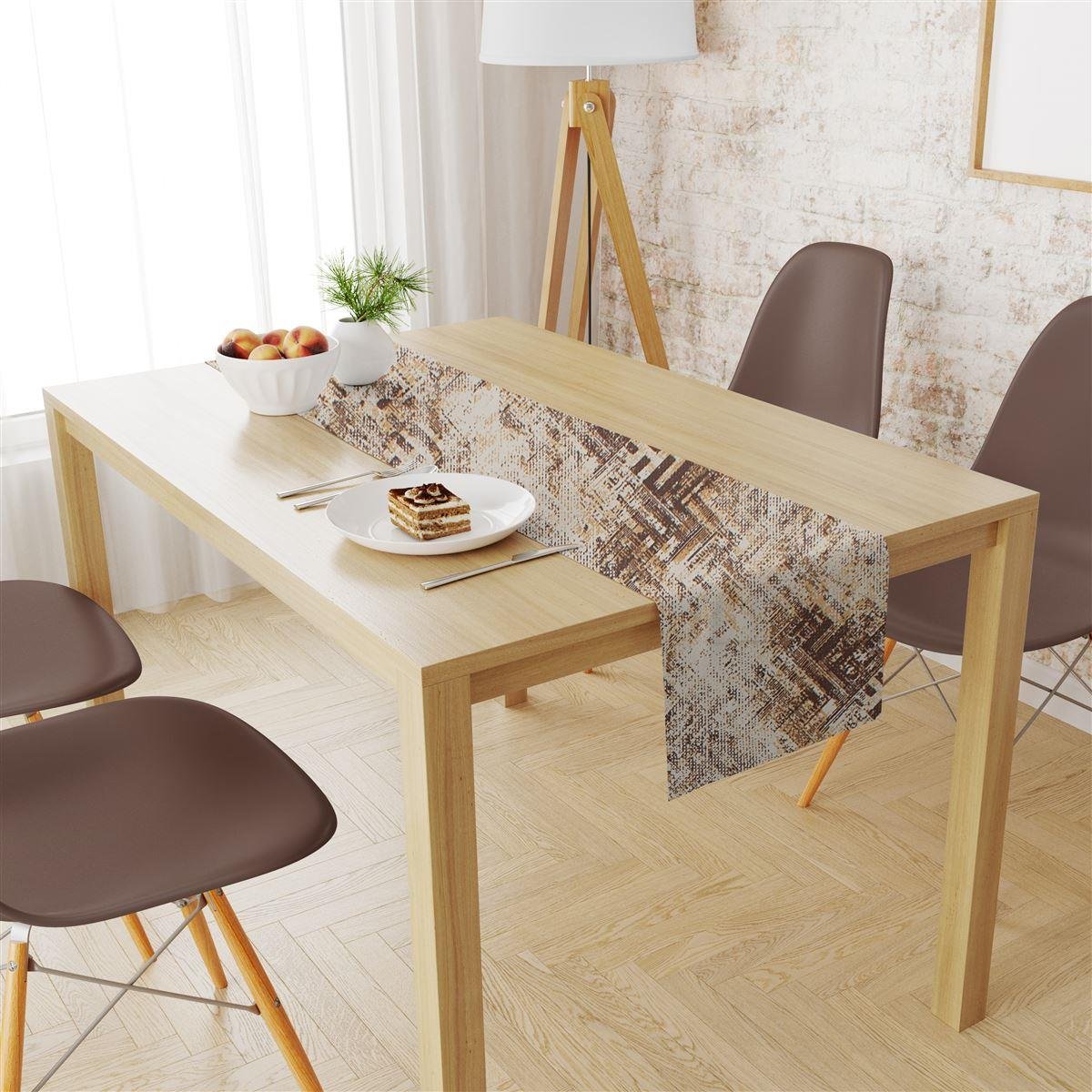 0009378_SKU_33313355009 Τραβέρσα Αλέκιαστη Skid Marks 472 40X180 Beige 70/30 Cott/Pol - Image 1