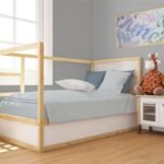 Πάπλωμα bebe Solid 505 120X160 Light Blue-Grey 100% Cotton