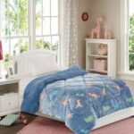 Κουβερτοπάπλωμα φωσφορίζον Dinosaur 160X220 Blue 100% Polyester