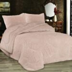 Κουβερτοπάπλωμα Popcorn Fleece 700 gsm 1950 Mocha 160X220 100% Polyester