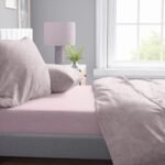 Σεντόνια Εμπριμέ Σετ 4 τεμ Άρτεμις 706 220X240 Light Purple 100% Cotton