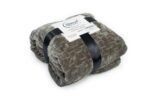 Κουβέρτα Coral Fleece Jacquard Brick 07 160X220 Olive 100% Polyester - Image 2