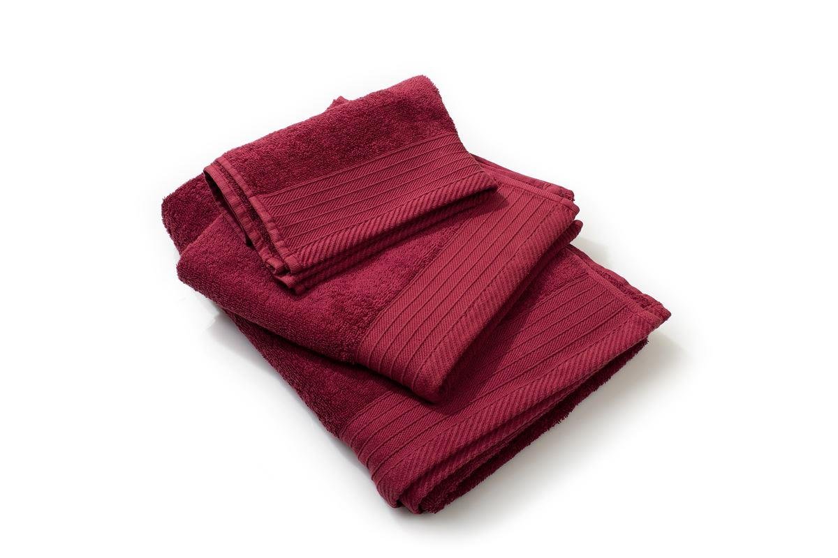 0009809_SKU_33150944004 Πετσέτα Πενιέ 500 gr/m² 50X100 Bordeaux 100% Cotton - Image 1