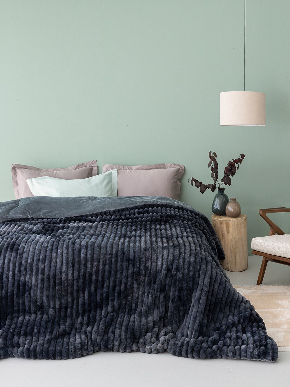 5205857283087 Κουβερτοπάπλωμα Υπέρδιπλο 220x240 TIDI/2 GREY - Image 1