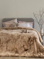 Κουβερτοπάπλωμα Υπέρδιπλο 220x240 TIDI/2 BEIGE