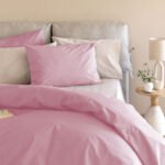 Σετ Μονά Σεντόνια 170x260 ETOILE/2 PINK Χωρίς Λάστιχο