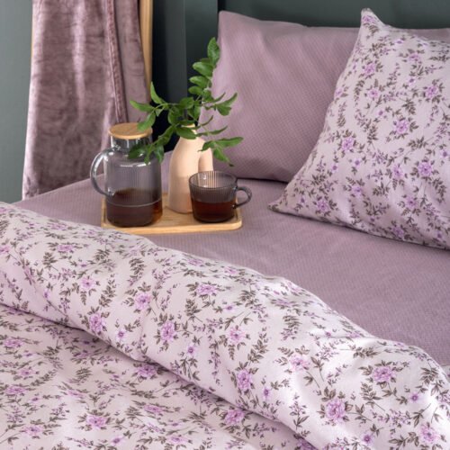 Σετ Μονά Σεντόνια Flannel Beauty 170x265 FB0235 Χωρίς Λάστιχο