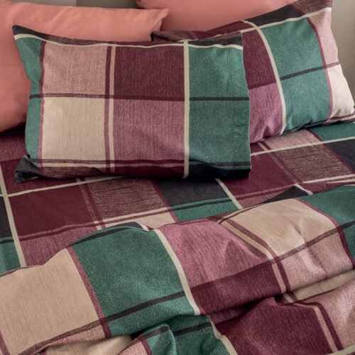 Σετ Μονά Σεντόνια Flannel Beauty 170x265 FB0237 Με Λάστιχο