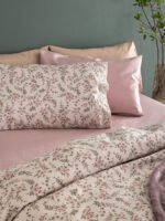 Σετ Σεντόνια Υπέρδιπλα Flannel Beauty 240x265 FB0234 Χωρίς Λάστιχο - Image 2