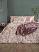 Σετ Σεντόνια Υπέρδιπλα Flannel Beauty 240x265 FB0234 Χωρίς Λάστιχο
