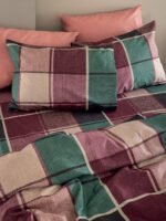 Σετ Σεντόνια Υπέρδιπλα Flannel Beauty 240x265 FB0237 Με Λάστιχο - Image 2