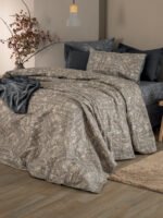 Σετ Σεντόνια Υπέρδιπλα Flannel Beauty 240x265 FB0240 Χωρίς Λάστιχο